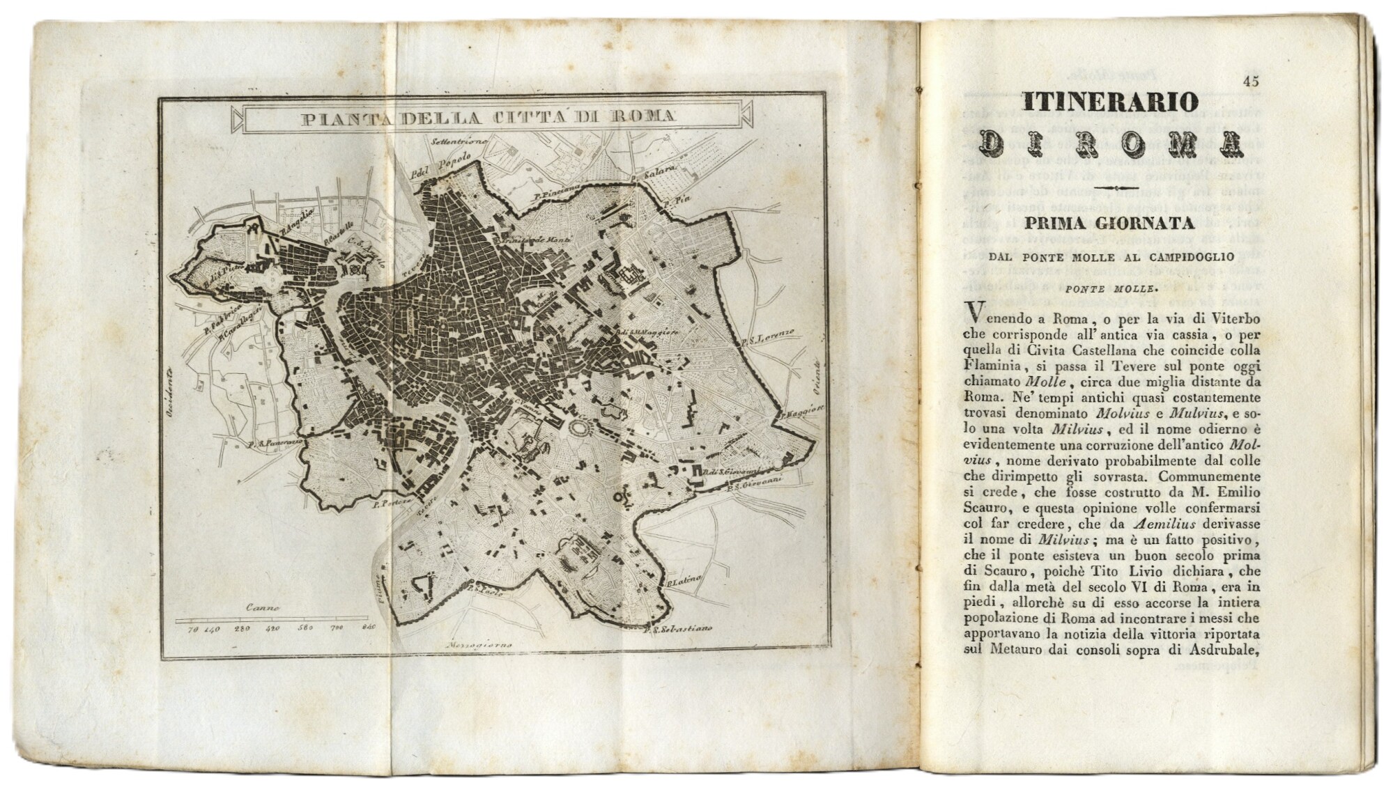 Itinerario di Roma e delle sue vicinanze compilato secondo il …