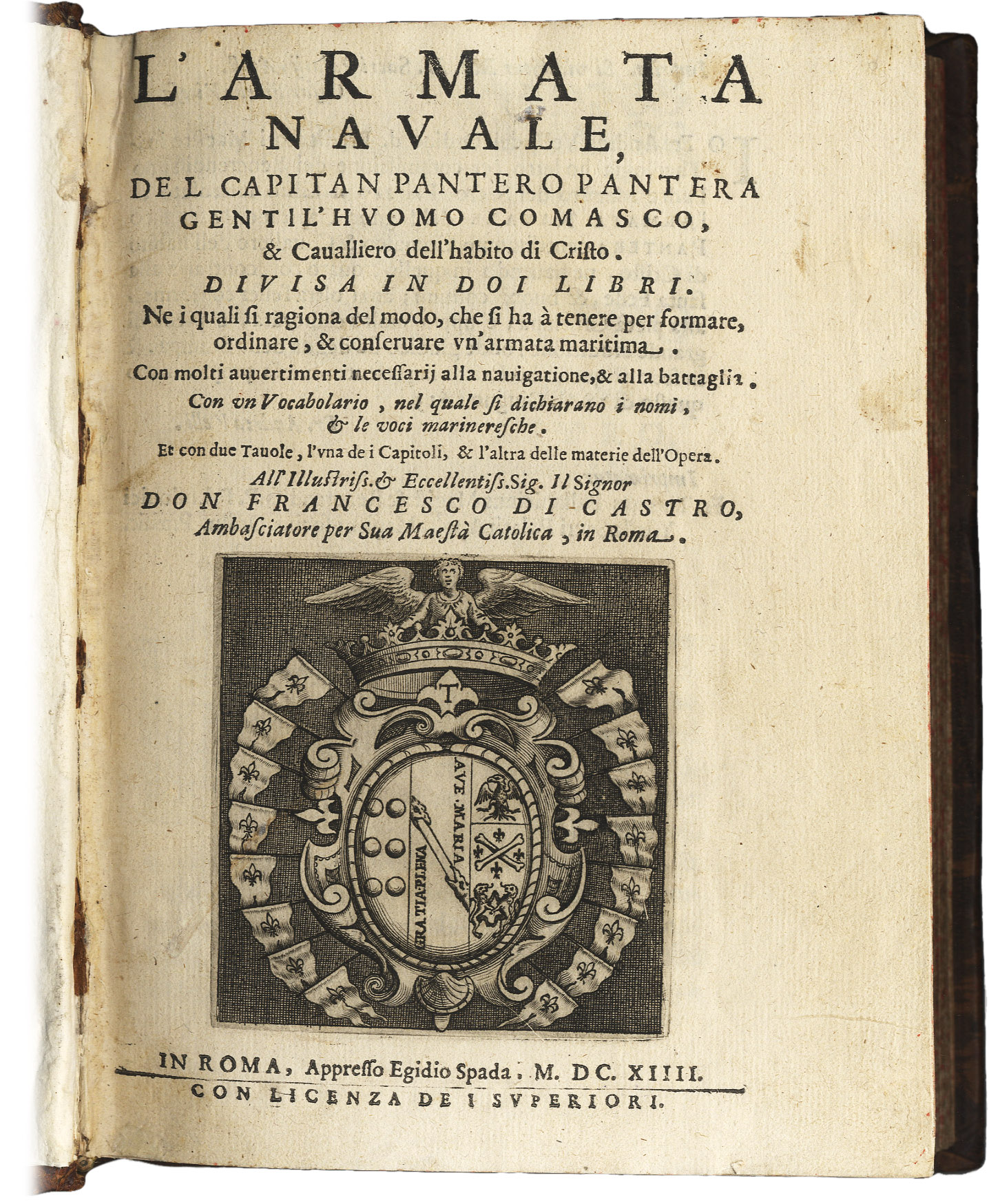 L'ARMATA NAVALE del capitan P. Pantera gentil'huomo comasco... Divisa in …