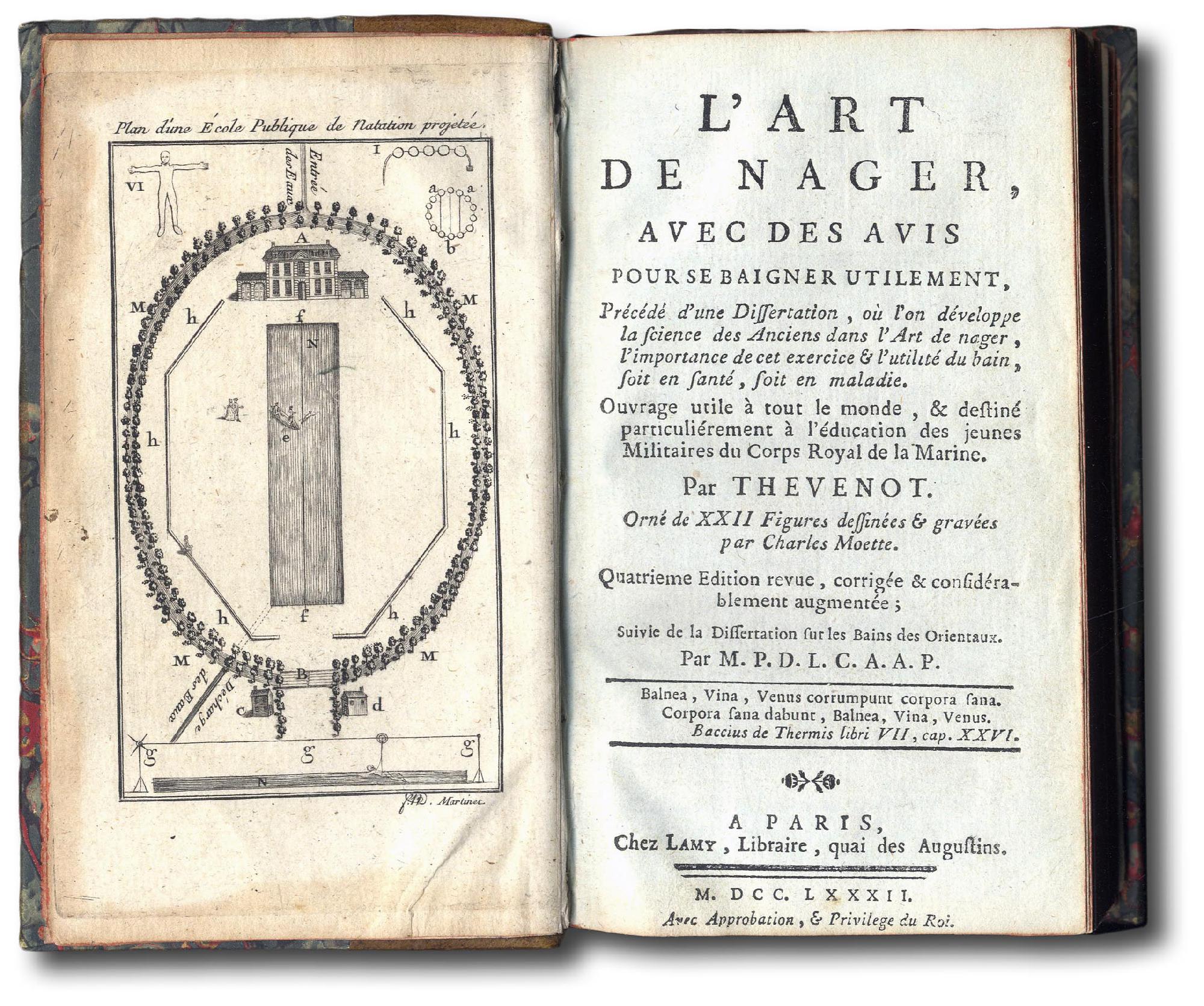 L'Art de Nager, avec des avis pour se baigner utilement, …