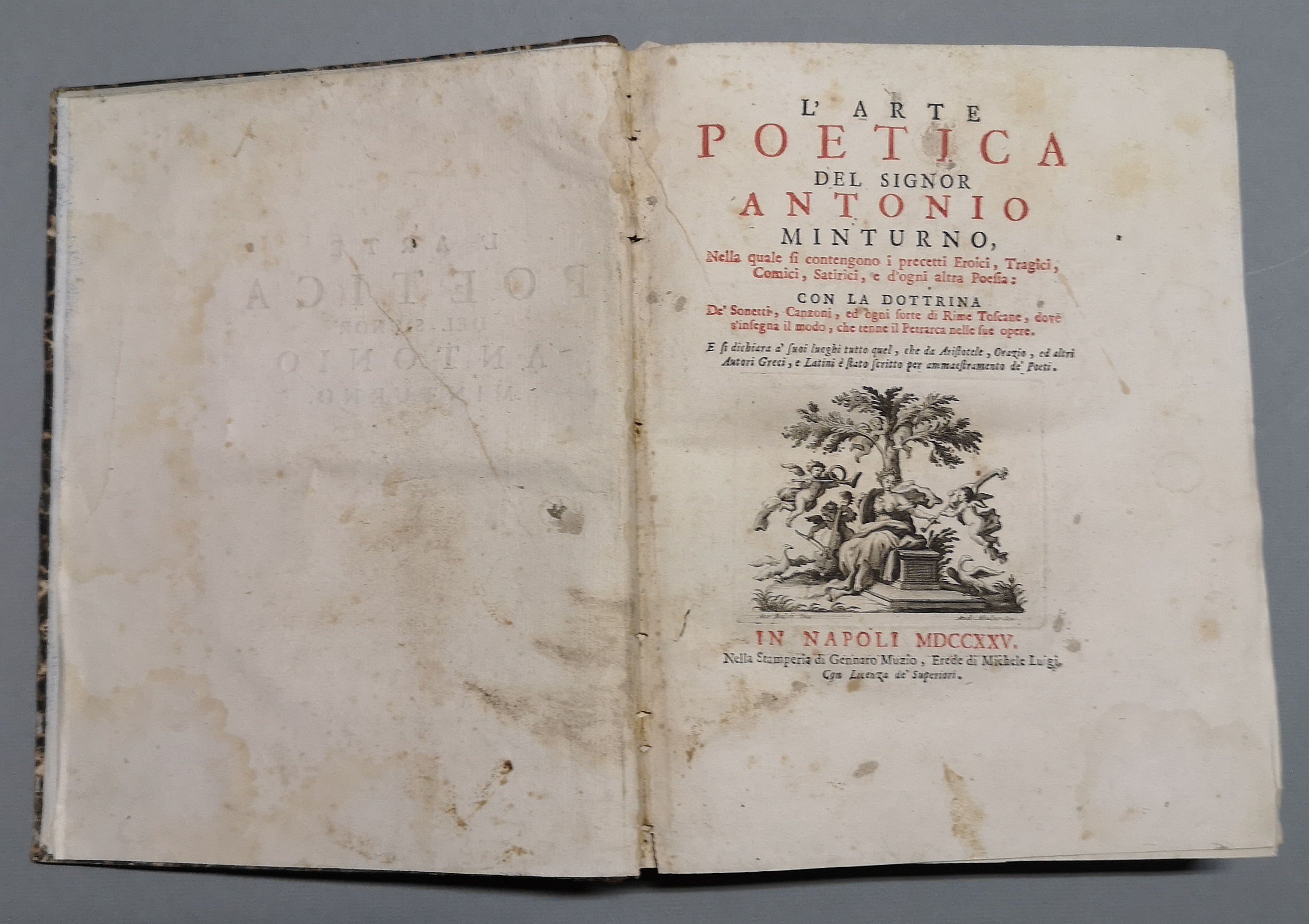 L'arte poetica del signor Antonio Minturno, nella quale si contengono …