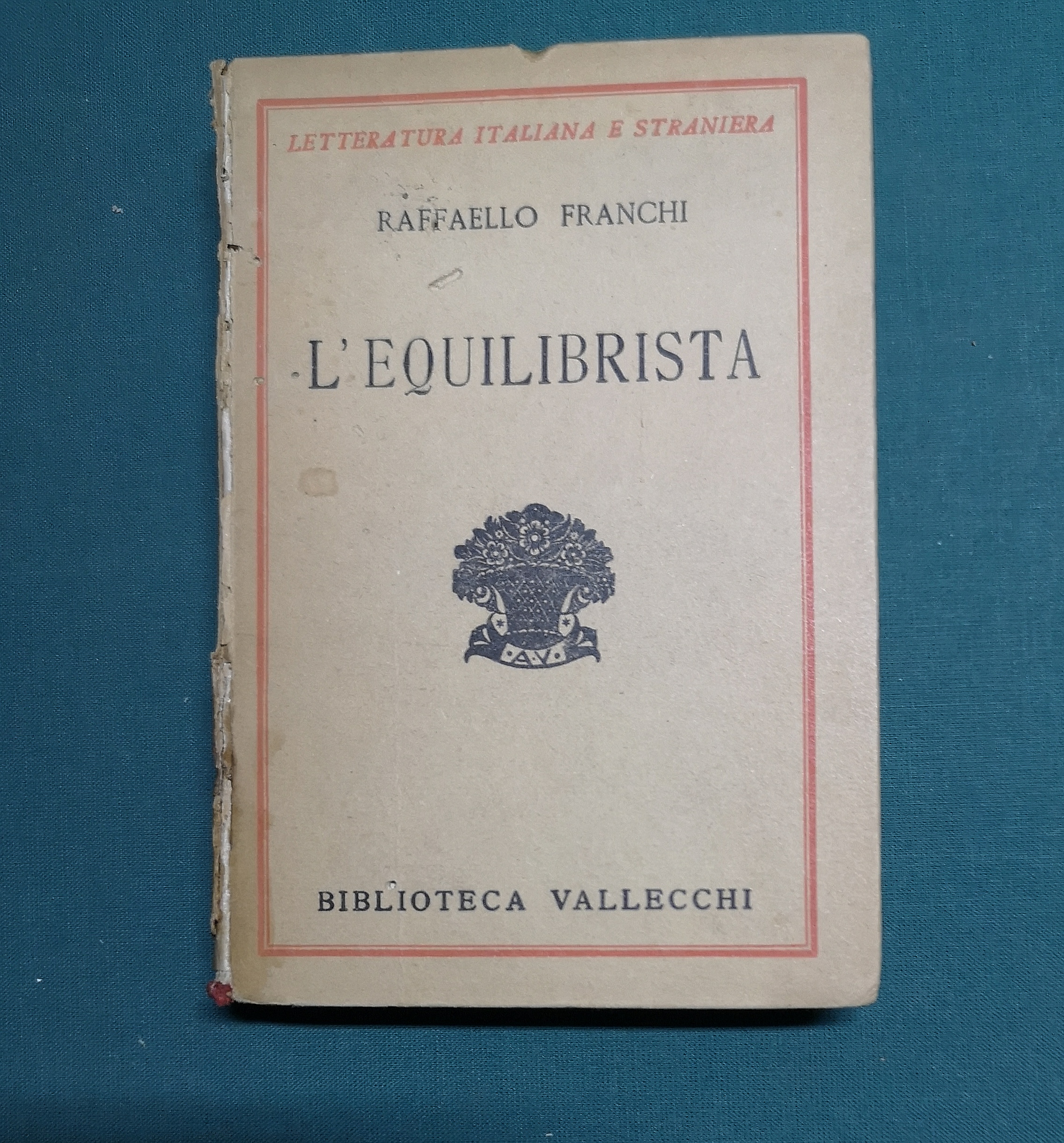 L'equilibrista. Romanzo. Con una nota sull'autore di Camillo Sbarbaro. Disegni …