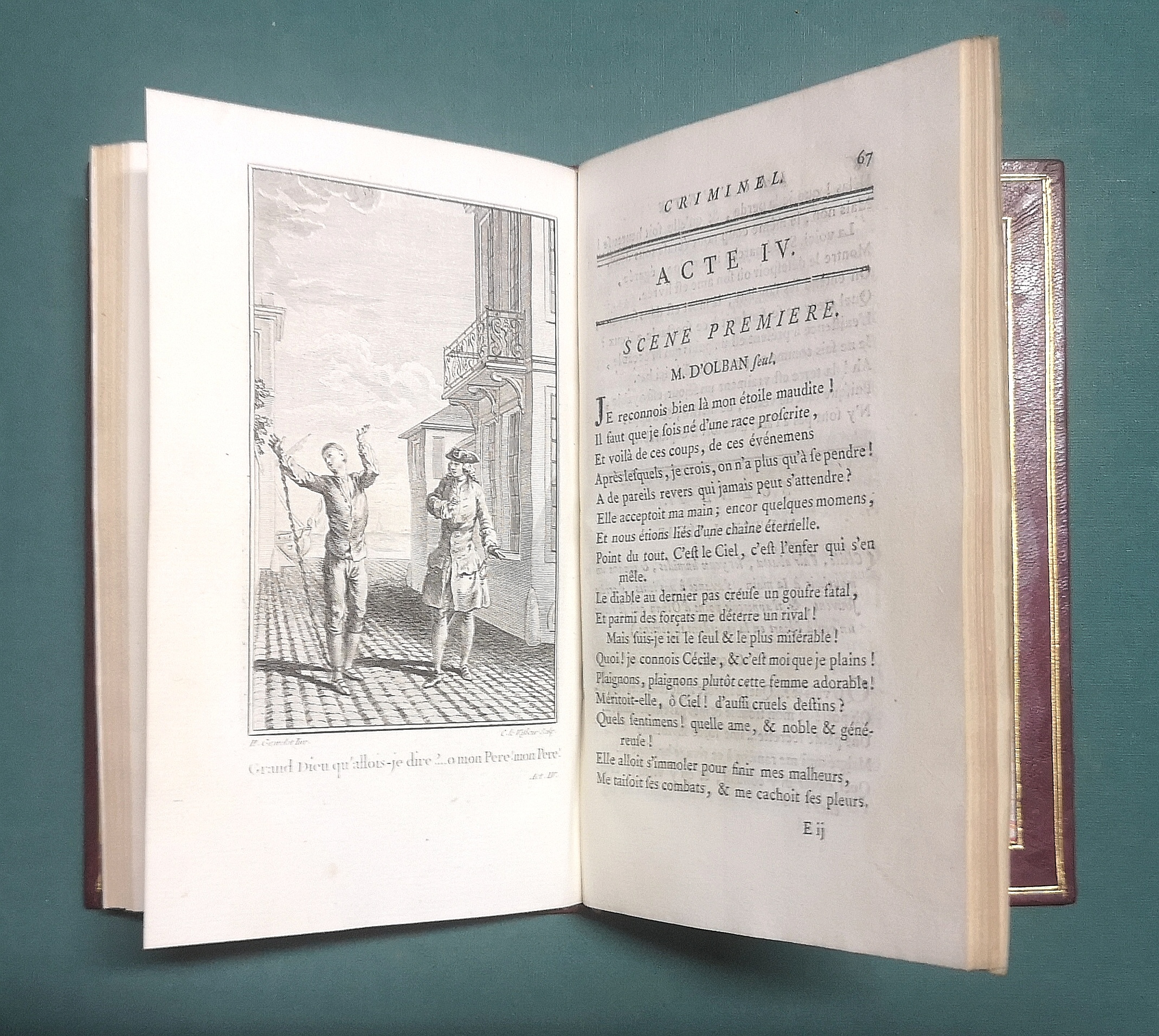 L'honnête Criminel, drame en Cinq Actes et en vers.