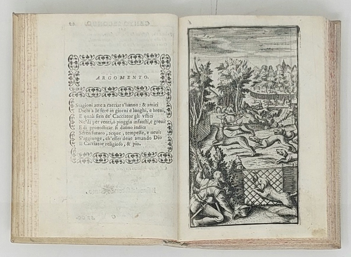 La caccia.&amp;nbsp;Ricorretta &amp;amp; di molte stanze ampliata, con le annotationi …