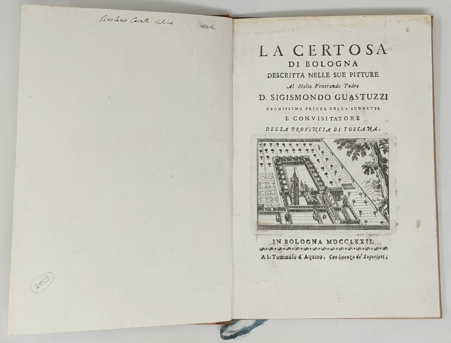 La Certosa di Bologna descritta nelle sue pitture.