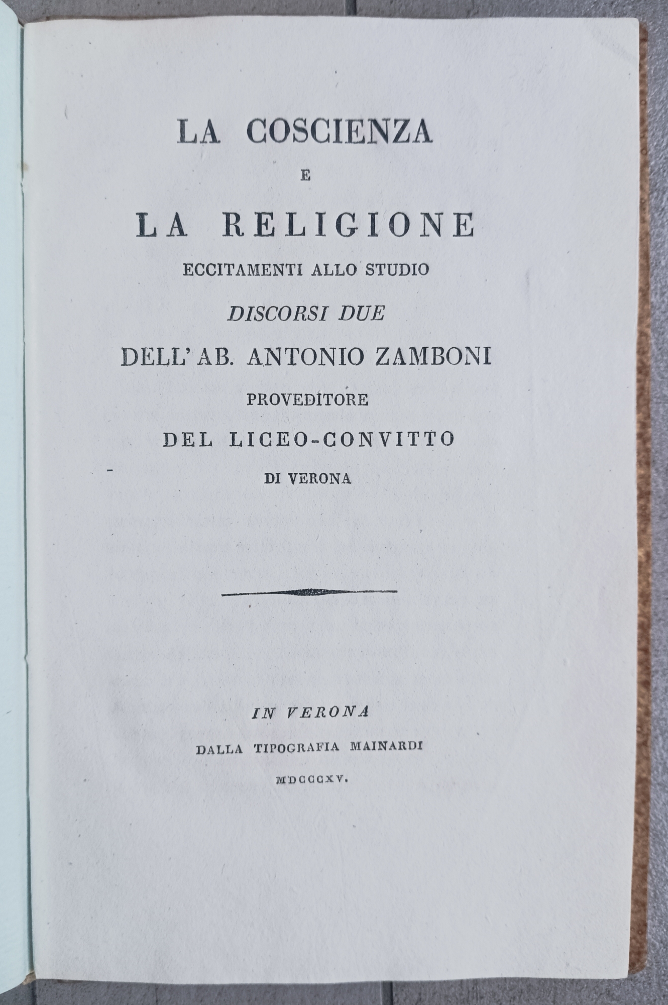 La coscienza e la religione ...