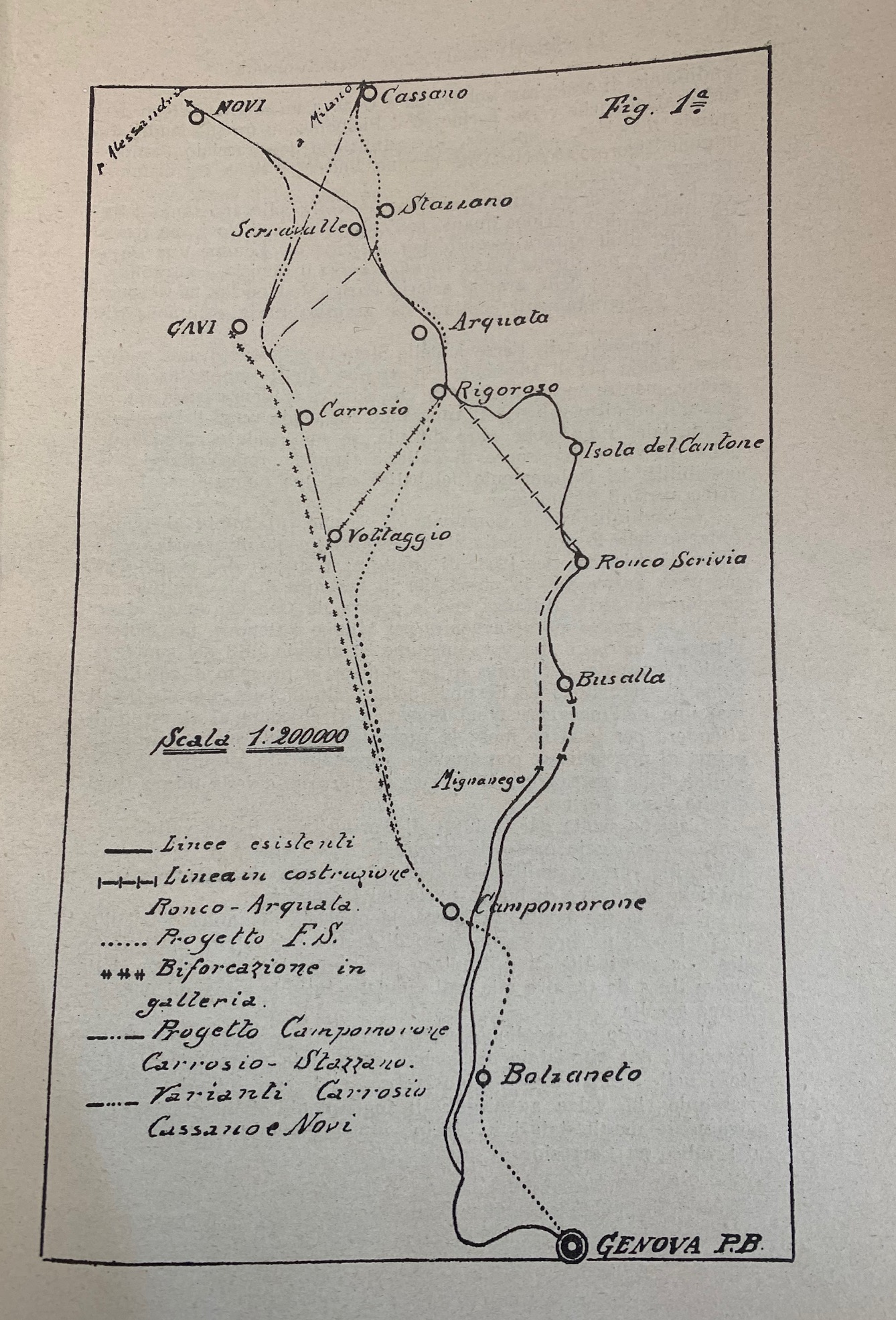 La ferrovia direttissima Tortona-Genova e gli interessi di Torino.