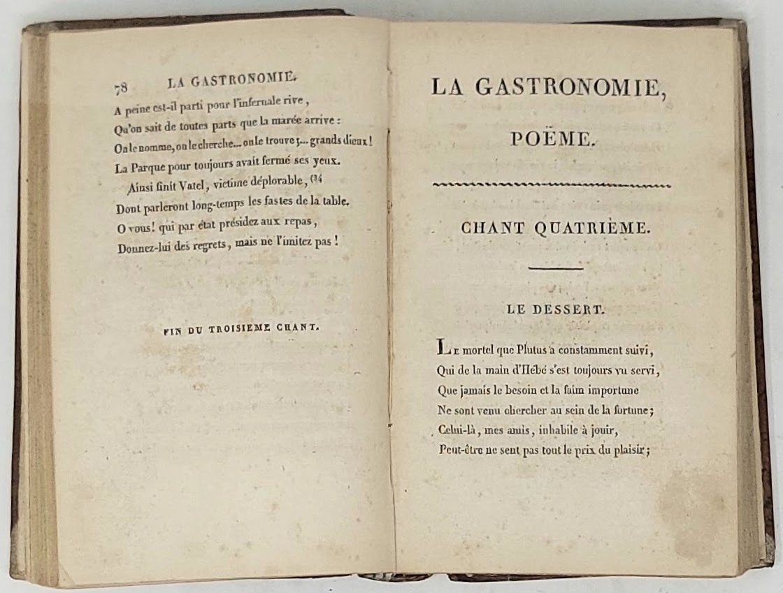 La gastronomie ou l'homme des champs a table. Po&amp;egrave;me.