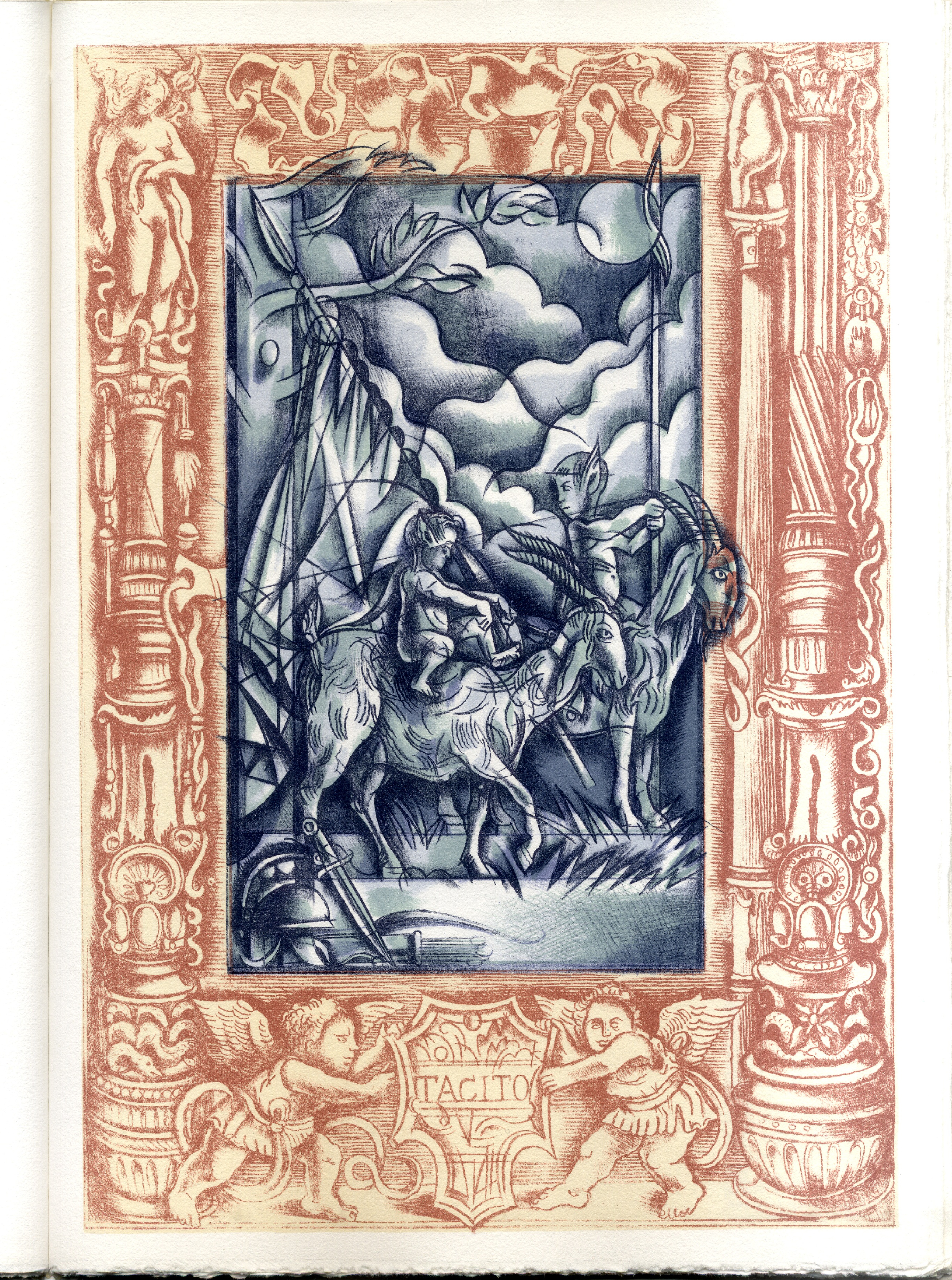 LA GERMANIA. Traduzione di F.T. Marinetti, litografie di Floriano Bodini.