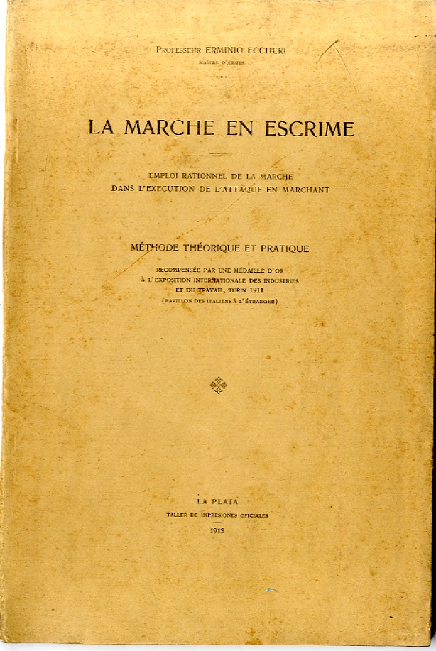 La marche en escrime.&amp;nbsp;Emploi rationnel de la marche dans l'execution …