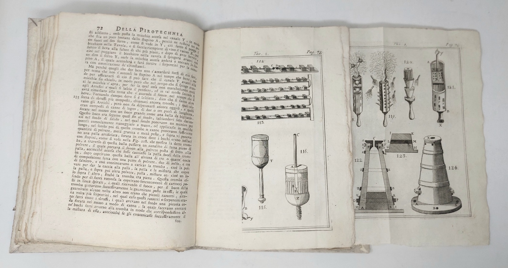 La Pirotechnia o sia trattato dei Fuochi d'Artificio.