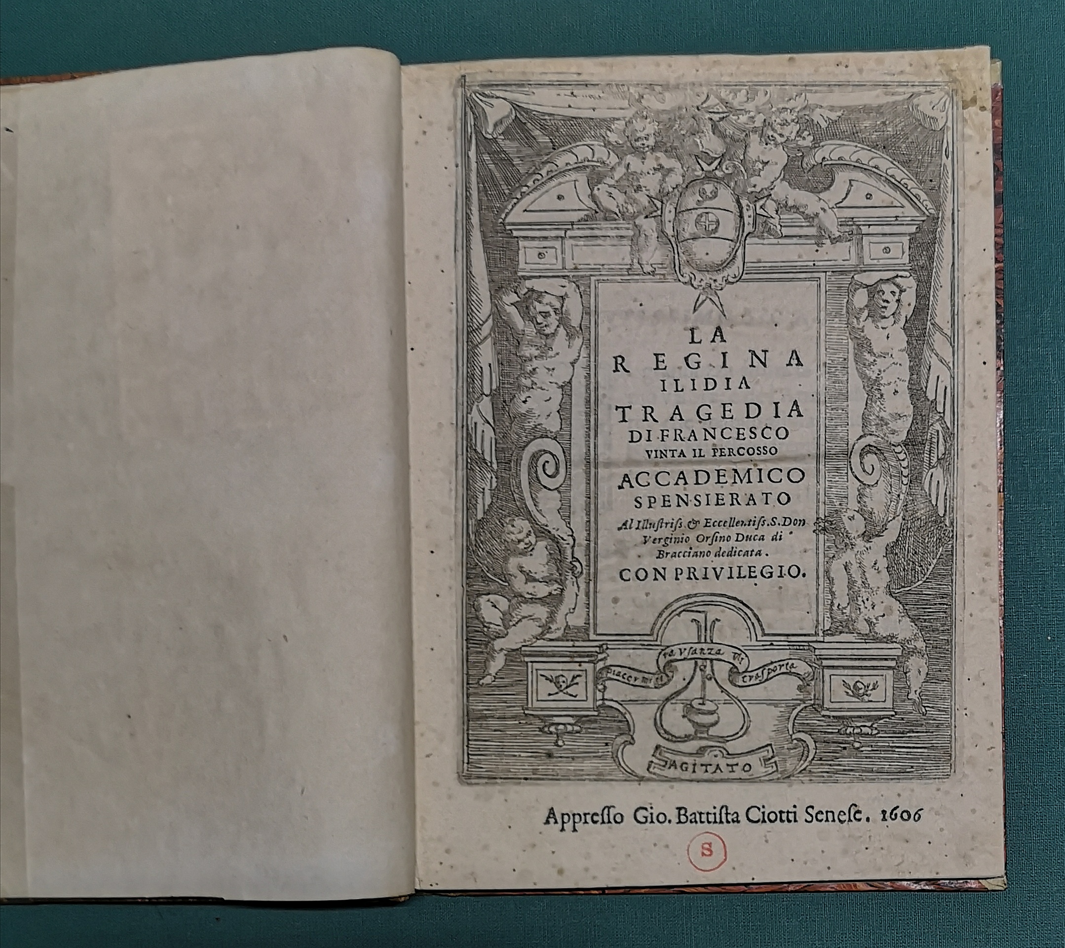 La Regina Ilidia. Tragedia di Fr. Vinta il ''Percosso Accademico …