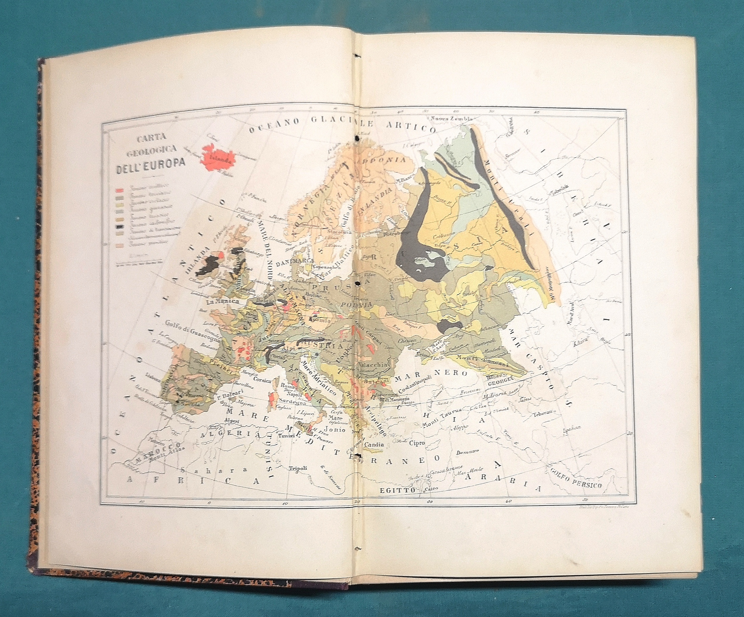La terra prima del diluvio. Opera illustrata da 25 vedute …