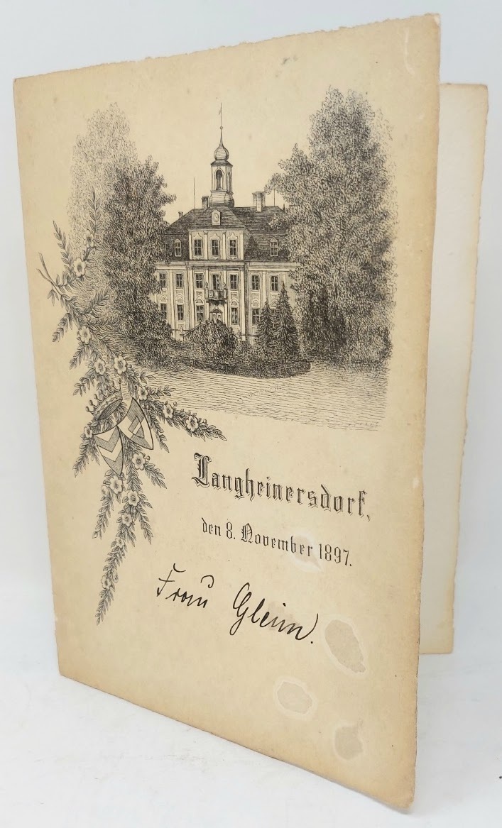 Langheinersdorf, den 8. November 1897.