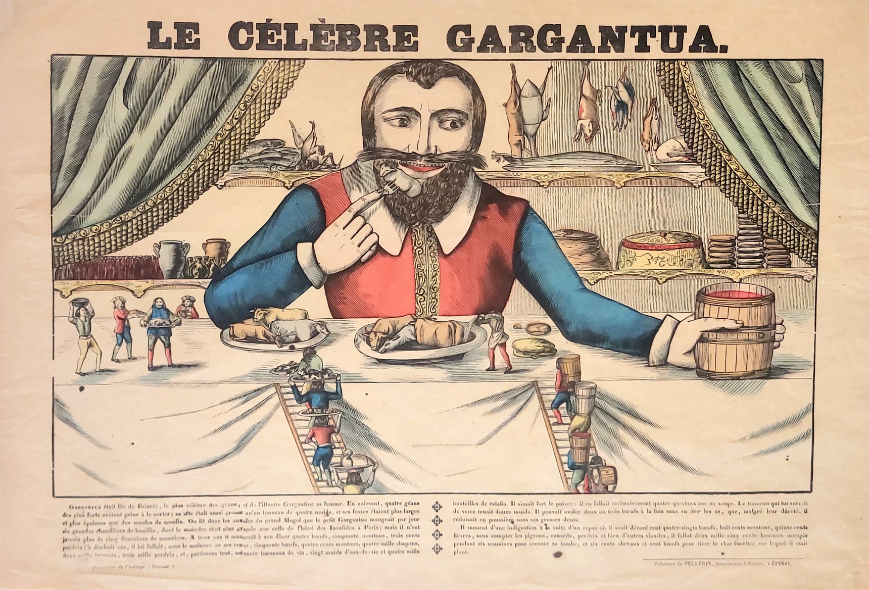Le c&amp;eacute;l&amp;egrave;bre Gargantua.