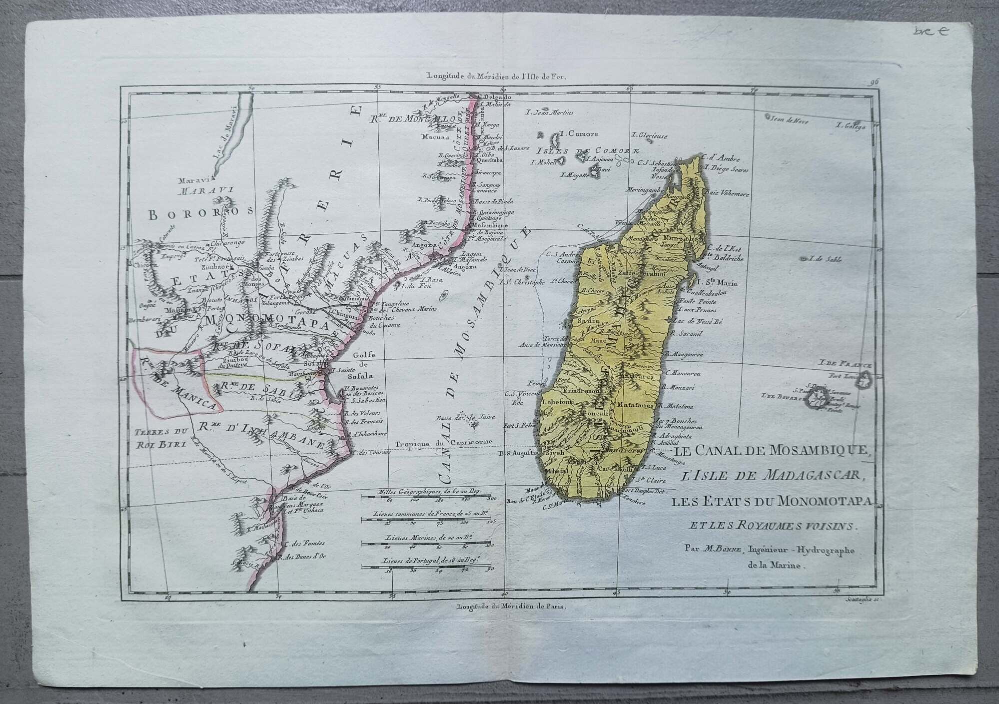 Le Canal de Mosambique, l'Isle de Madagascar, les Etats du …