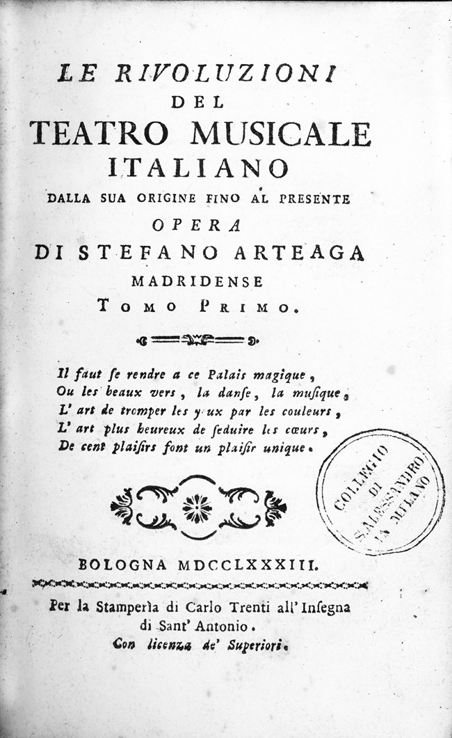 Le rivoluzioni del Teatro Musicale italiano dalla sua origine fino …