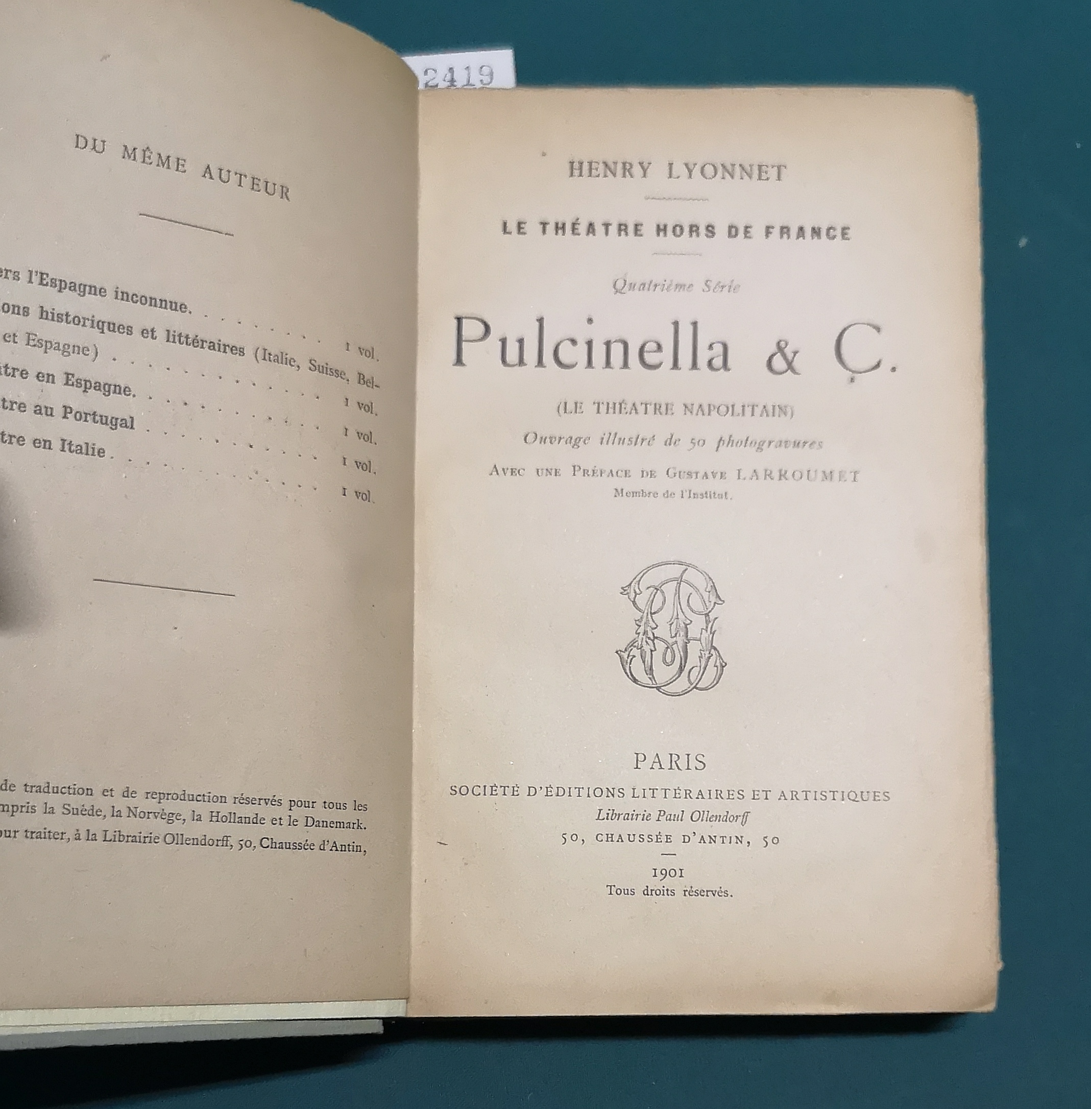 Le Théatre hors de France: Pulcinella &amp; C. (Le Théatre …