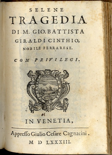 Le Tragedie... al serenissimo signor il Sig. D. Alfonso II …