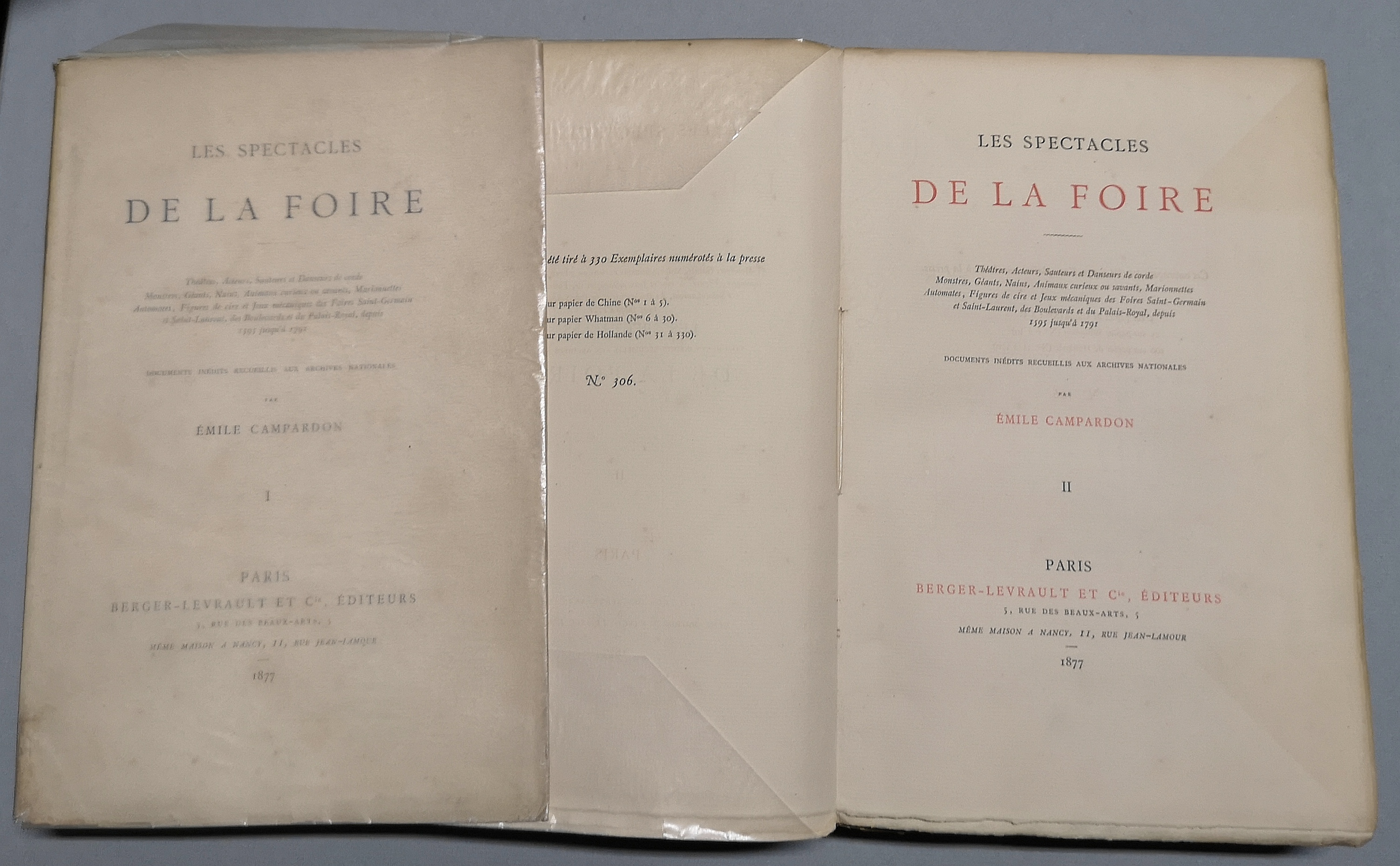 Les Spectacles de la Foire: théatres, acteurs, sauteurs and danseurs …