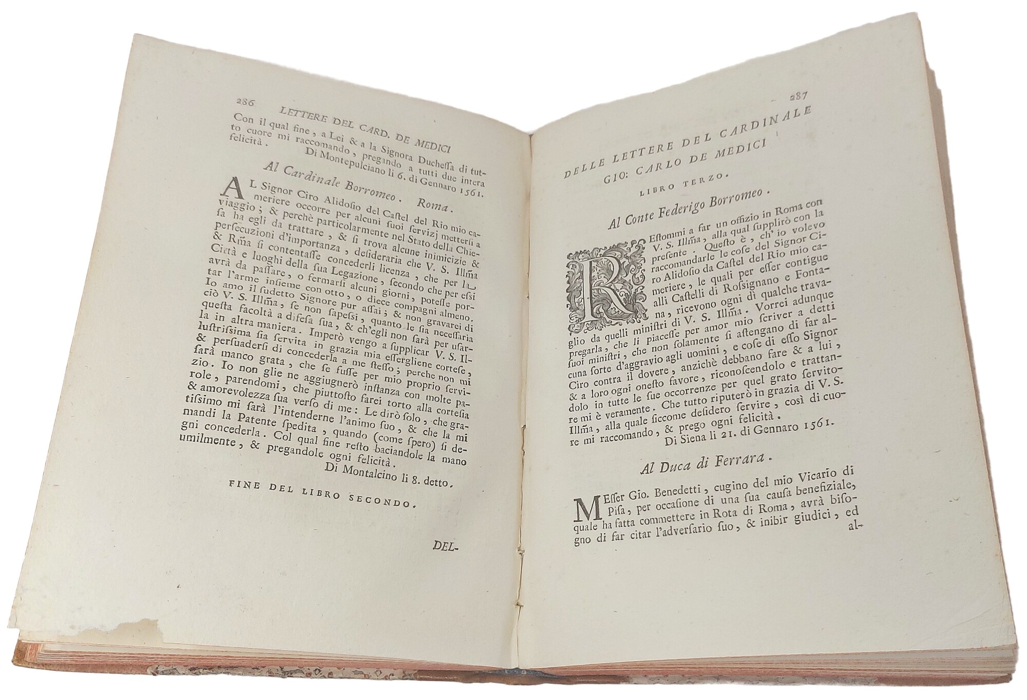 Lettere del Cardinale Gio. De Medici figlio di Cosimo I …