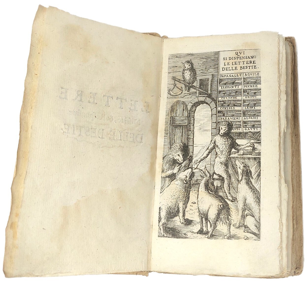 Lettere missive, e responsive delle bestie, con l'osservationi sopra cadauna …