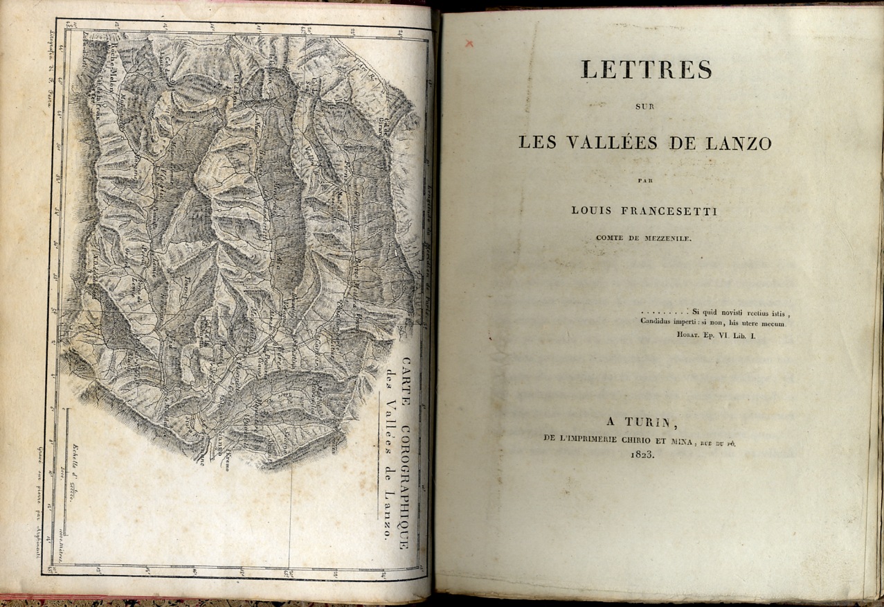 Lettres sur les Vall&amp;eacute;es de Lanzo.
