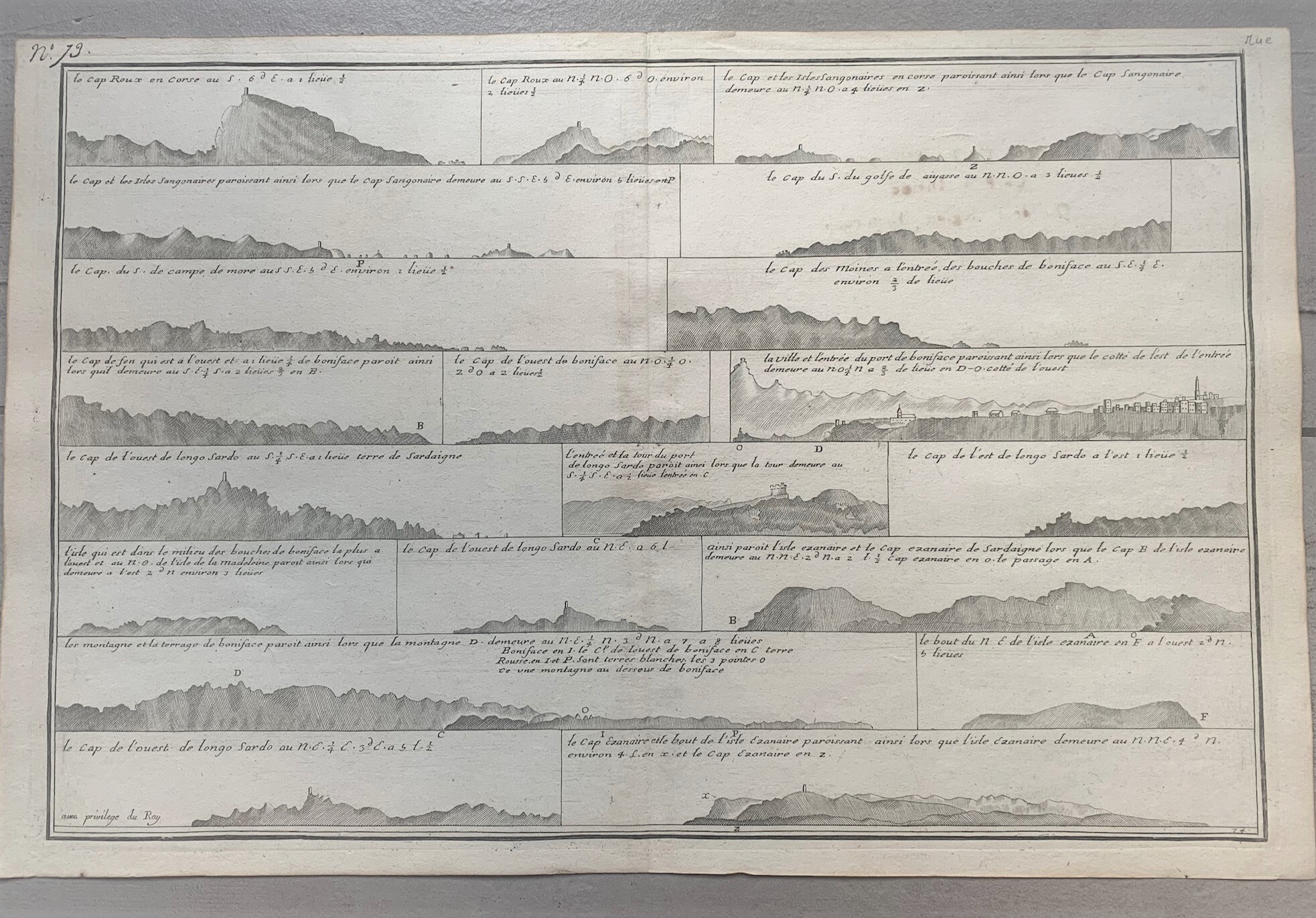 Linee di costa di Sardegna e Corsica