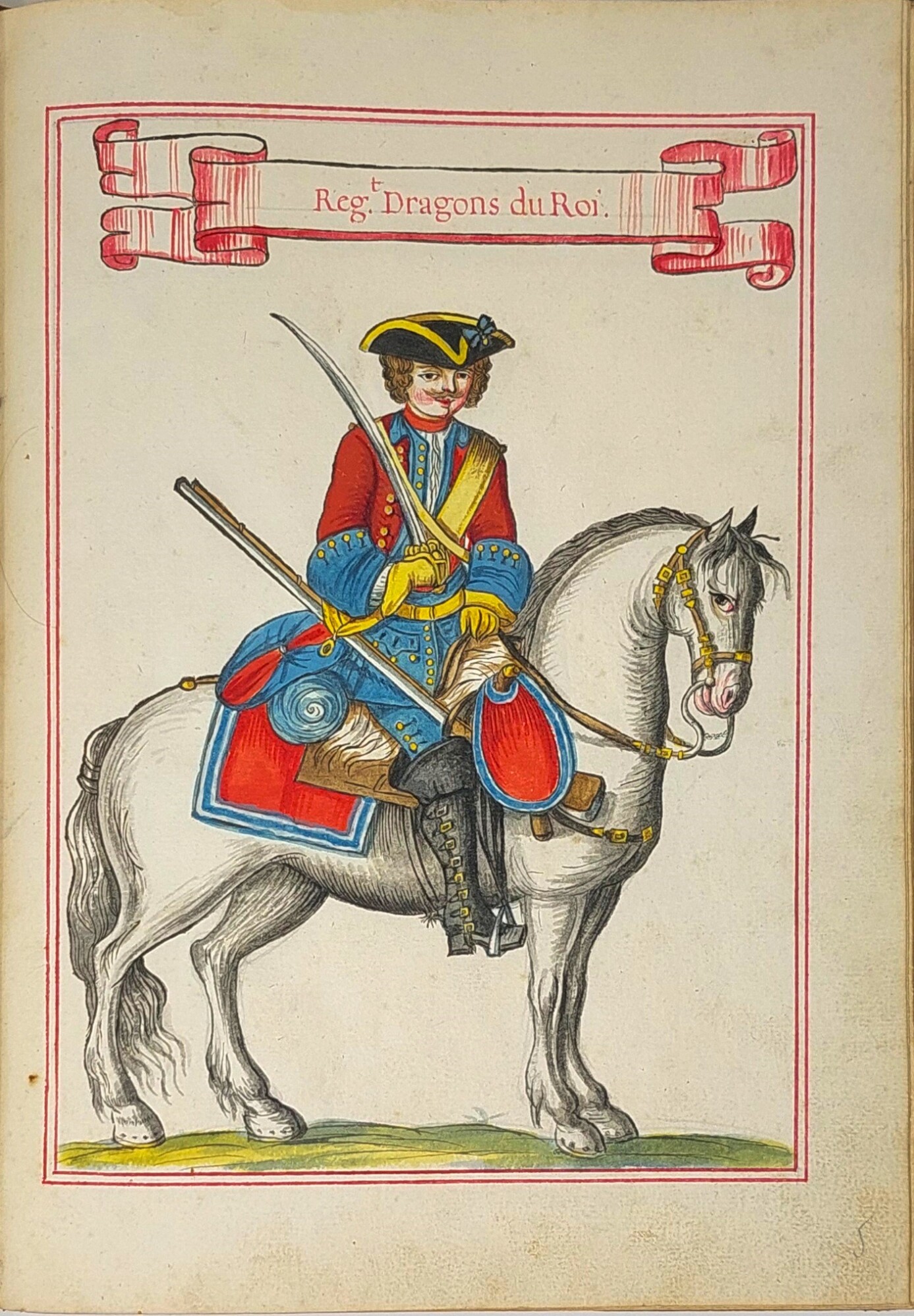 LIVRE de l'UNIFORME des R&amp;Eacute;GIMENTS de CAVALERIE &amp;amp; DRAGONS au …