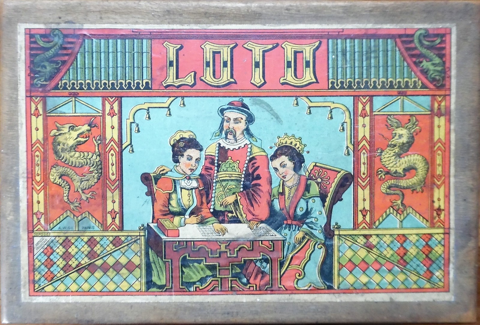 Loto. (Scatola con gioco della tombola)