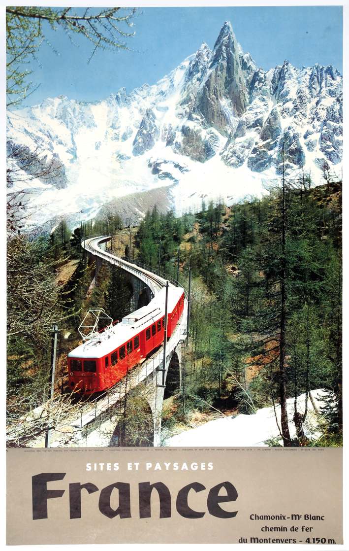 Manifesto Originale France, sites et Paysages.
