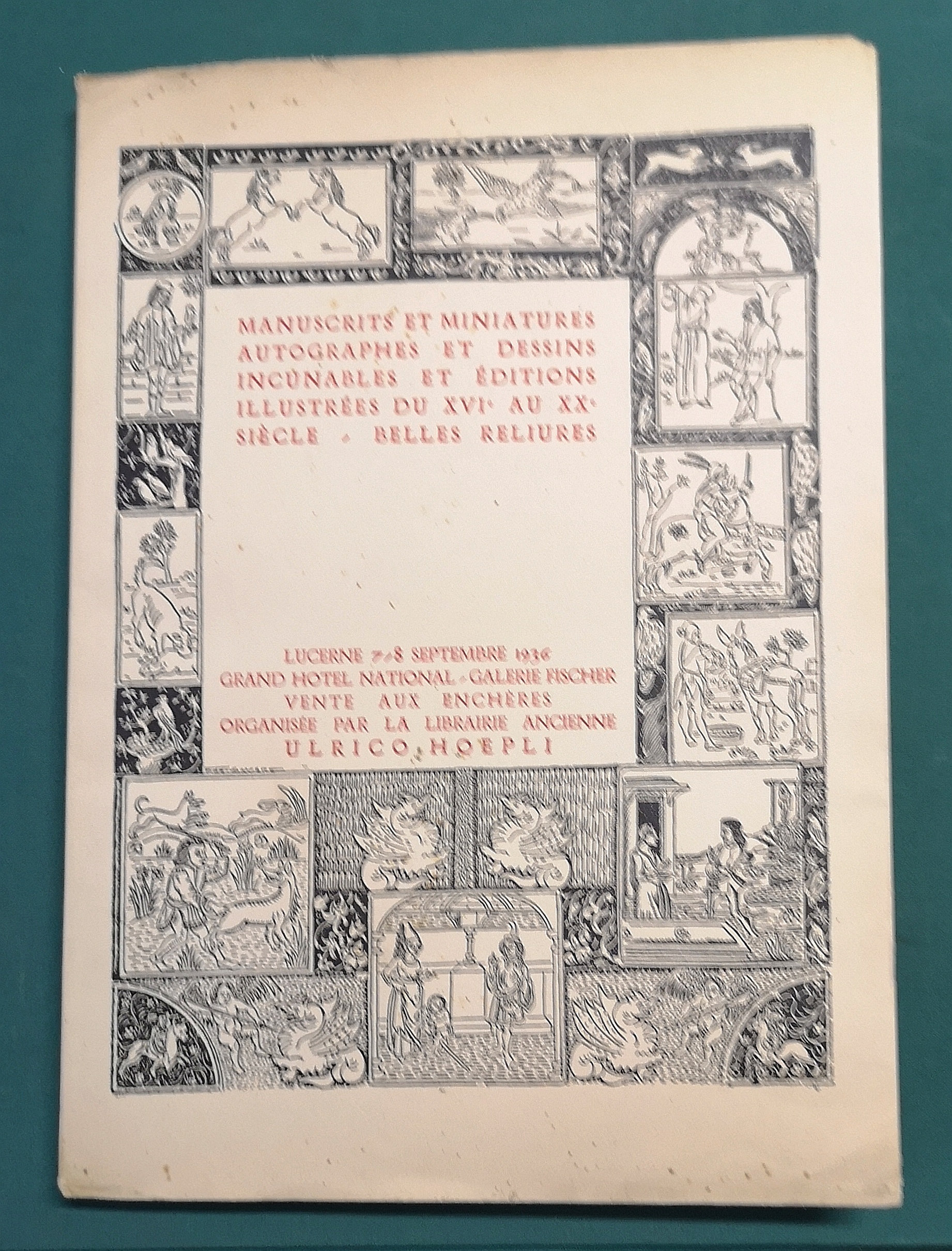 Manuscrits et miniatures, autographes et dessins, incunables et editions illustrees …