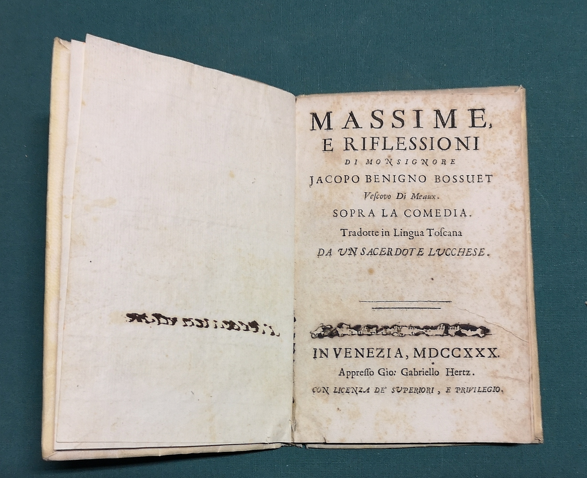 Massime e riflessioni sopra la Comedia.