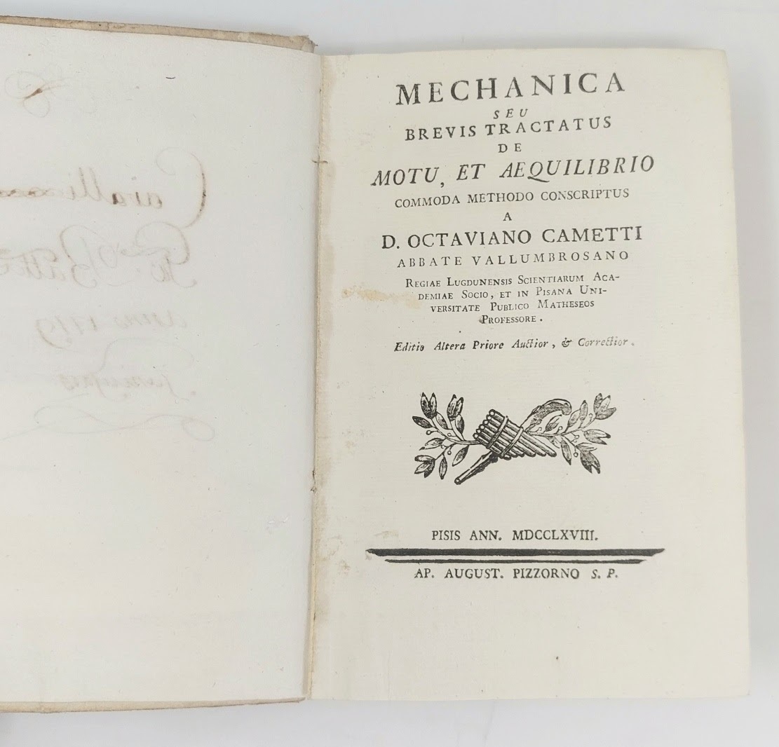 Mechanica seu brevis tractatus de motu, et aequilibrio commoda methodo …