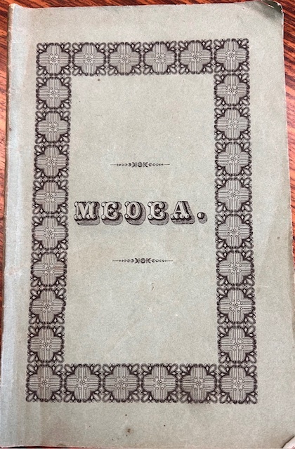 Medea tragedia lirica da rappresentarsi nel teatro di Barcellona.