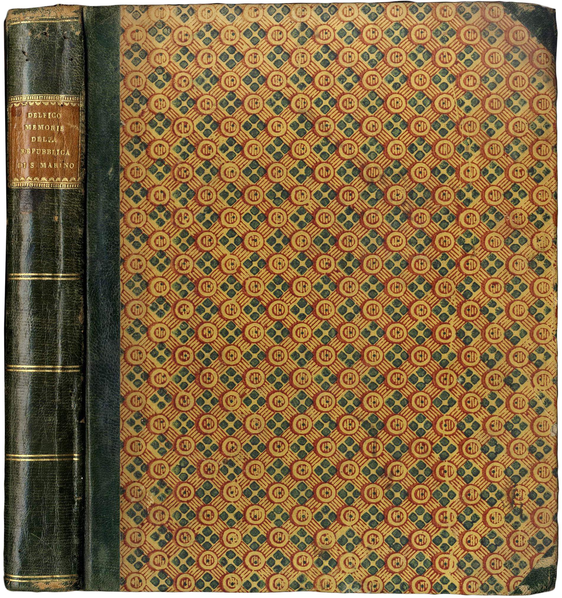 Memorie storiche della Repubblica di San Marino.