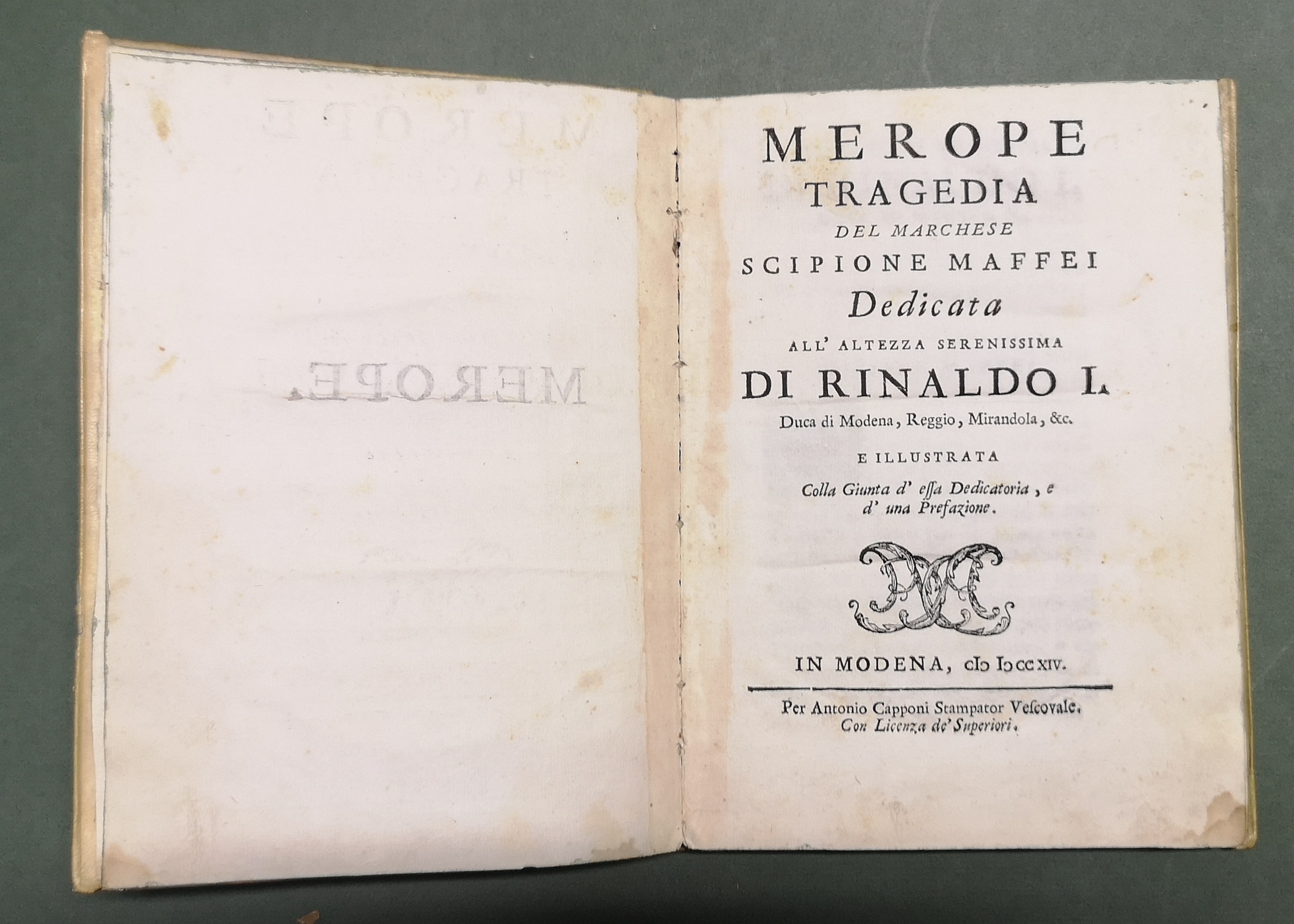 Merope. Tragedia.
