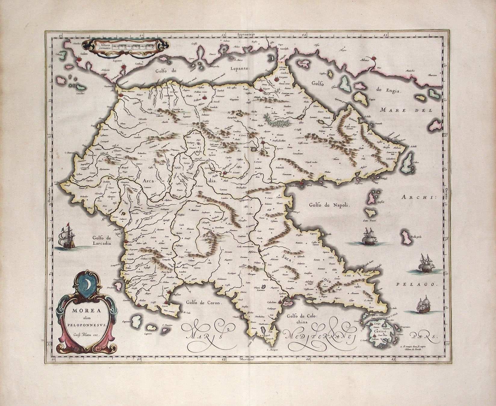 Morea olim peloponnesus