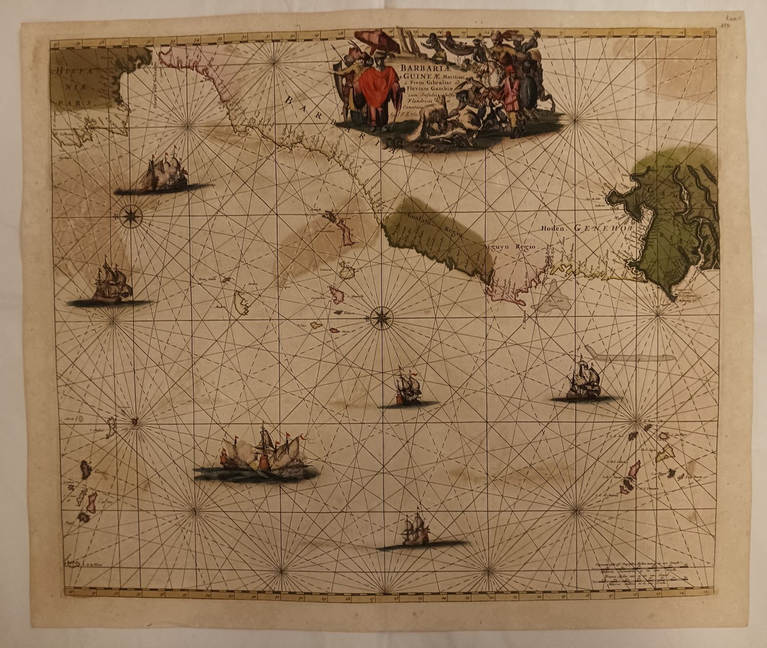 [NORD AFRICA] Barbariae et Guineae aritimi a Freto Gibraltar ad …