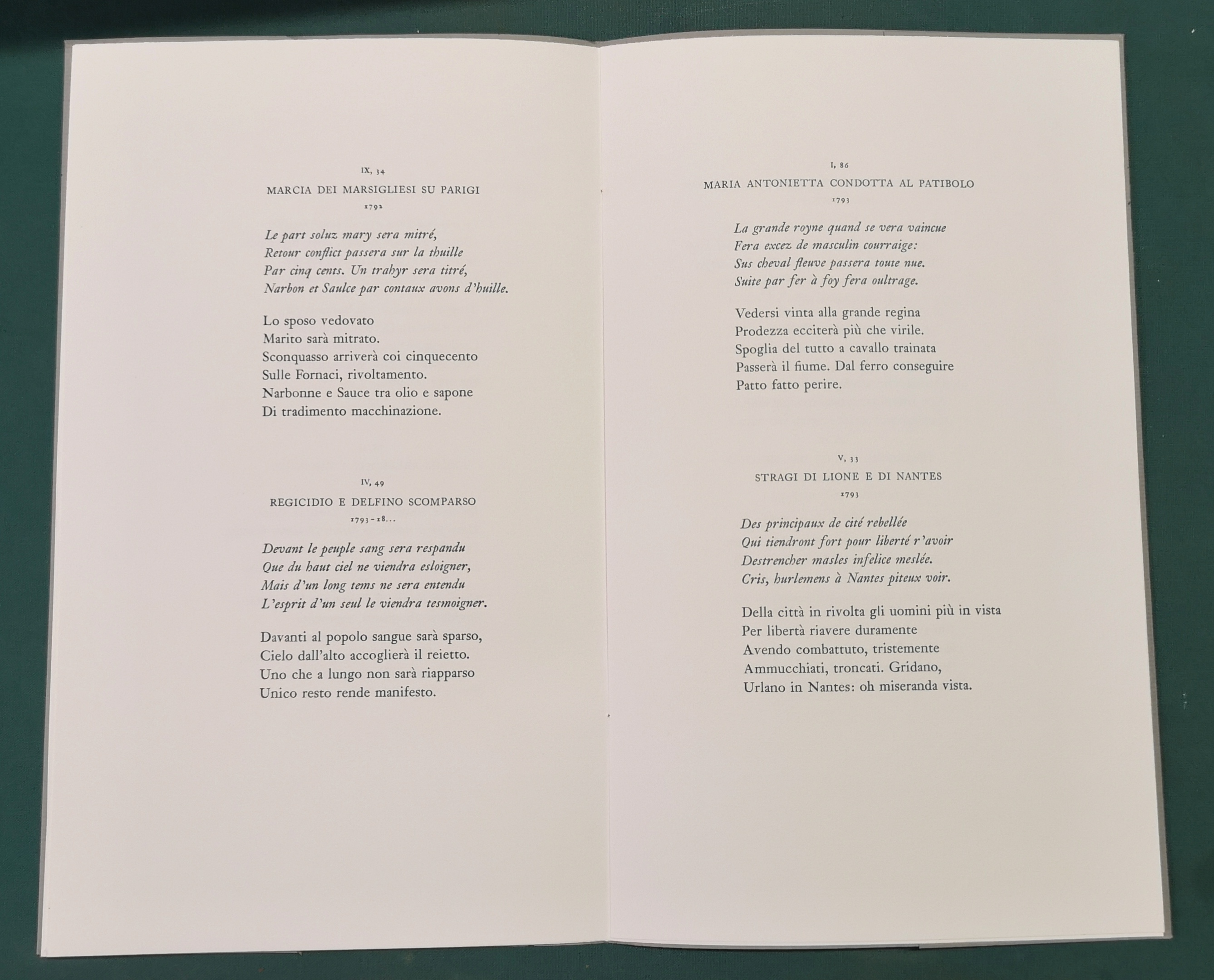 NOSTRADAMUS. Annunciatore nel secolo XVI della Rivoluzione che durerà dal …