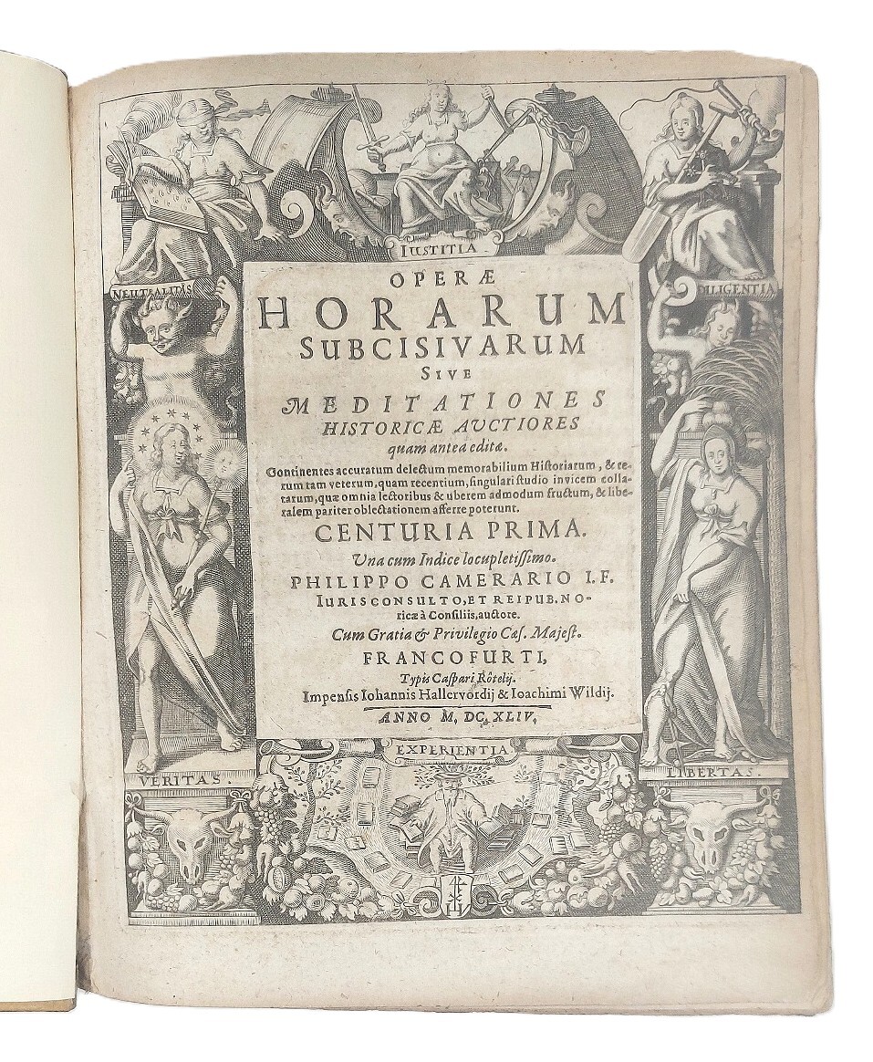 Operae Horarum Subcisivarum sive Meditationes Historicae Auctiores quam antea editae. …