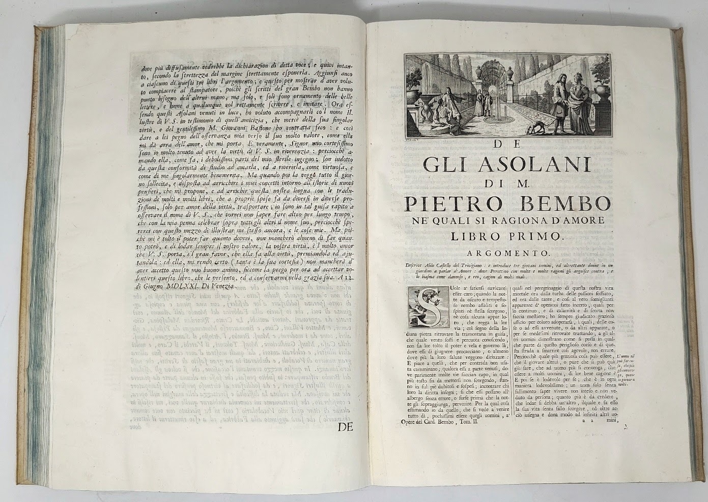 OPERE DEL CARDINALE PIETRO BEMBO. Ora per la prima volta …