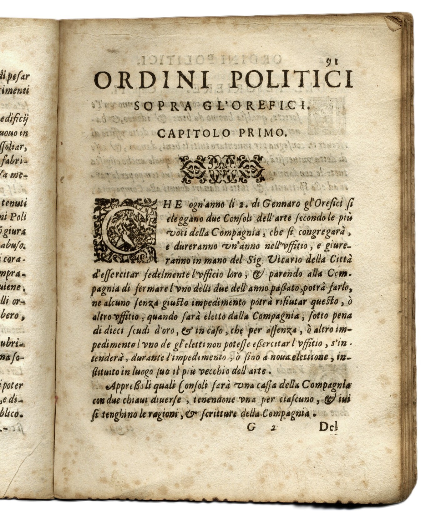 ORDINI POLITICI DELLA MOLTO ILLUSTRE CITTA' DI TORINO.