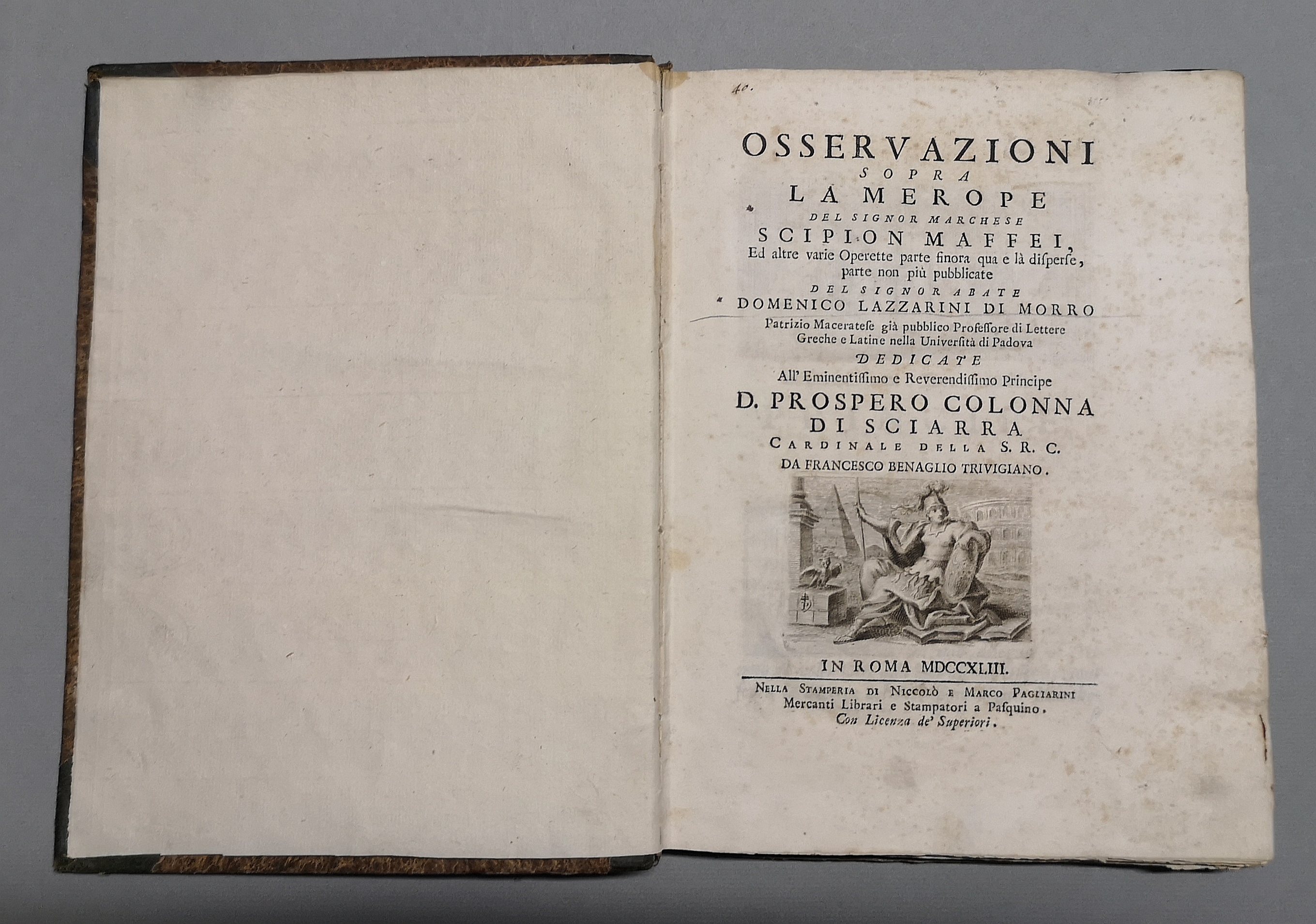 Osservazioni sopra la Merope di Scipion Maffei, ed altre varie …