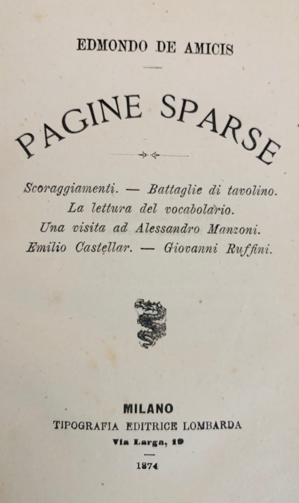 Pagine Sparse.