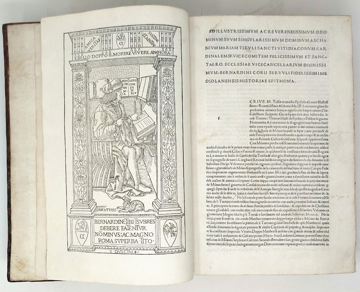 Patria historia. Historia continente da l'origine di Milano tutti li …