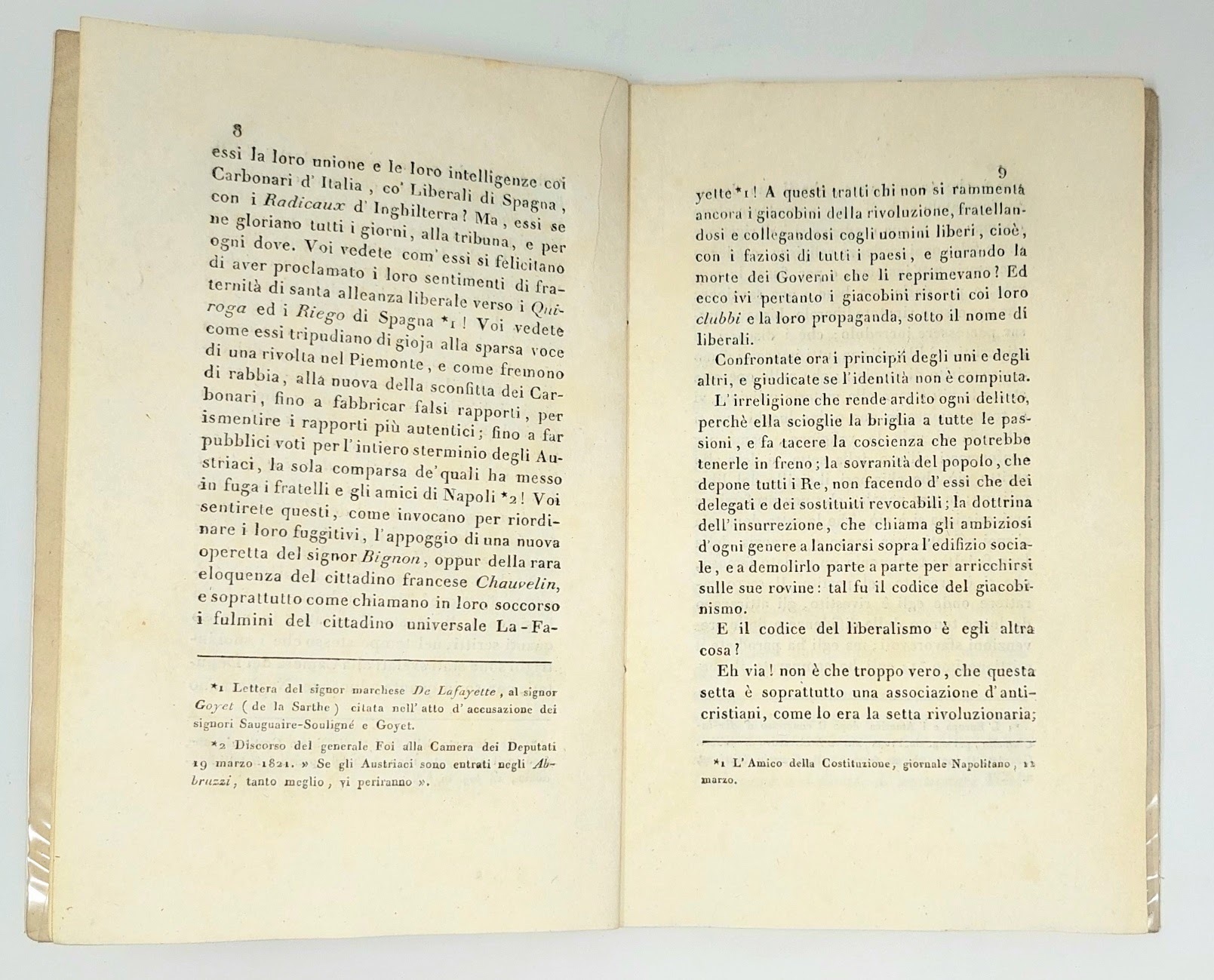 PIANO DEI LIBERALI, tradotto dal francese dedicato alle gentilissime Dame …