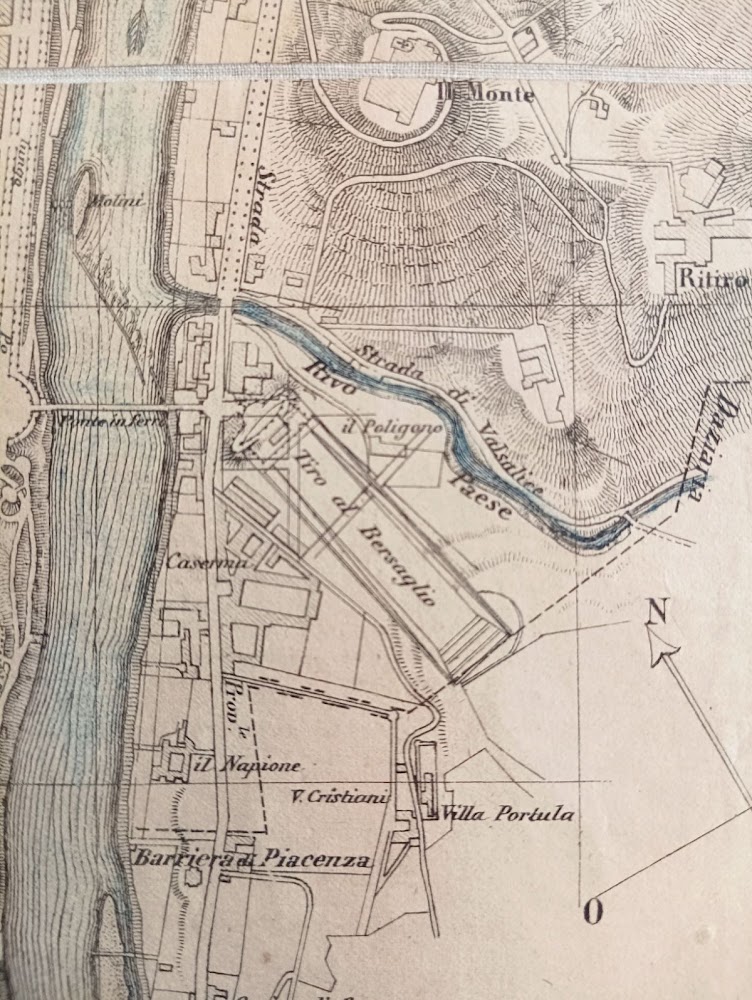 Pianta geometrica della Citt&amp;agrave; di Torino sino alla cinta e …