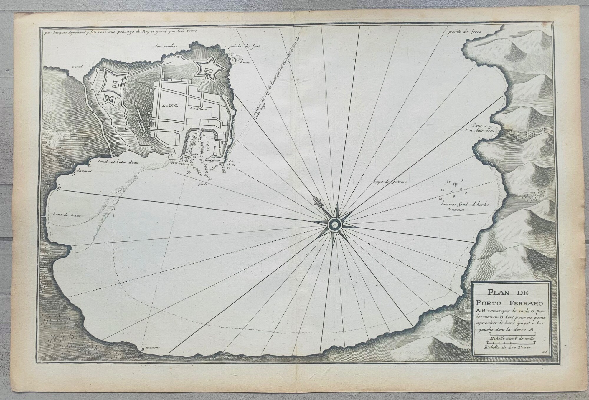 Plan de Porto Ferrario.