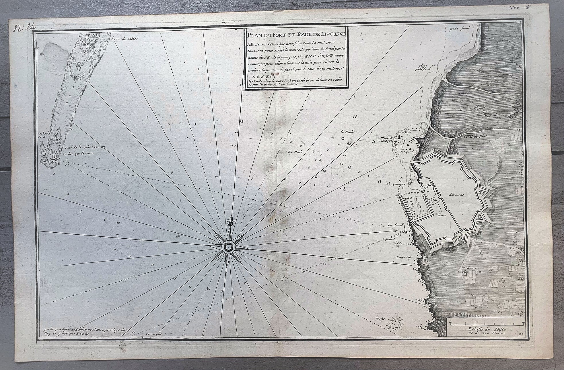 Plan du Port et Rade de Livourne&amp;nbsp;