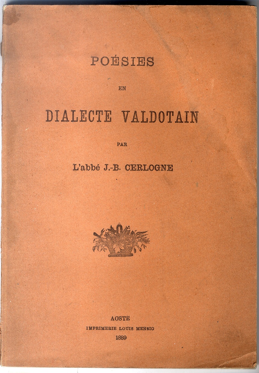 Po&amp;eacute;sies en dialecte valdotain.